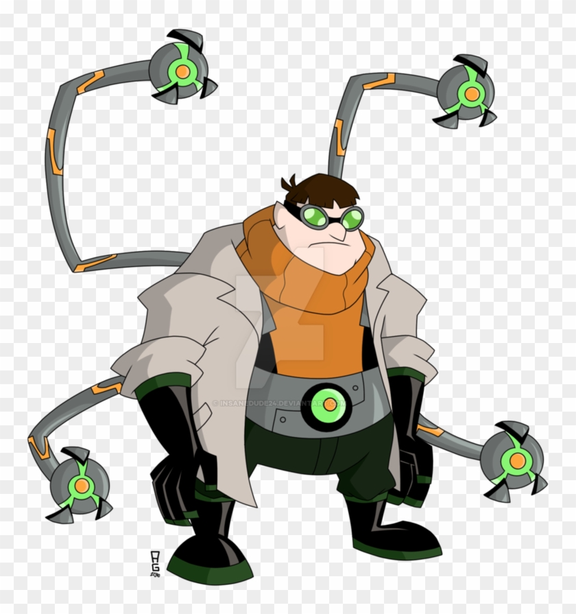 Doctor Octopus Fan Design By Insane-mane - Doctor Octopus Art Fan #700872