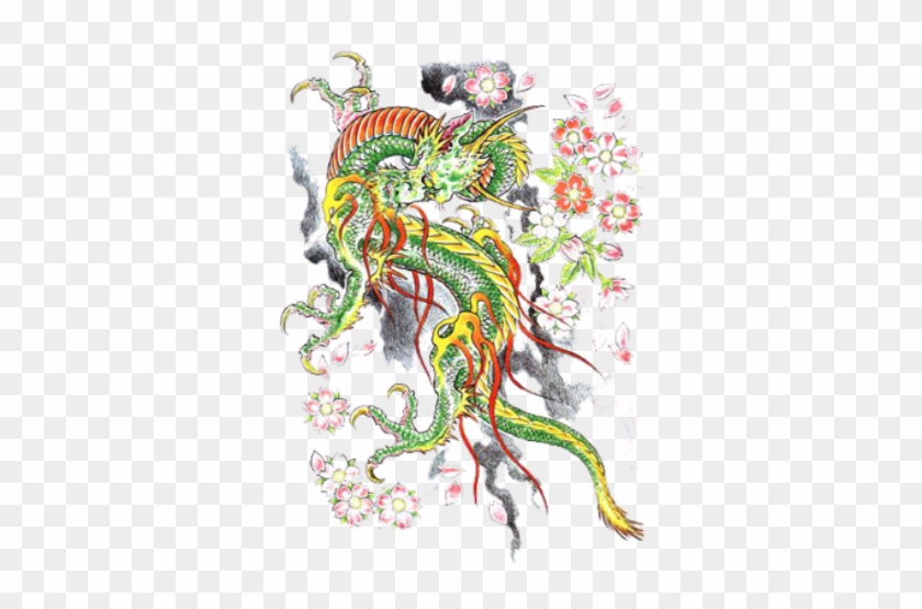 Dragon Tattoos Png - Chinese Tattoo Design Png #700947