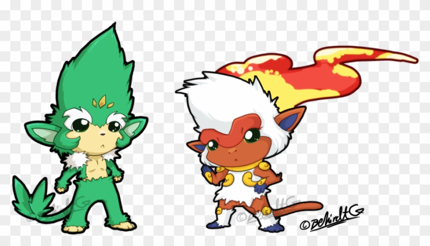 Monkey Leaders By Tamarinfrog - Chibi Monkey Pokemon #700963