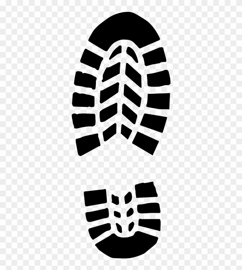 Shoe Print Clipart - National Safety Month Tips #700970