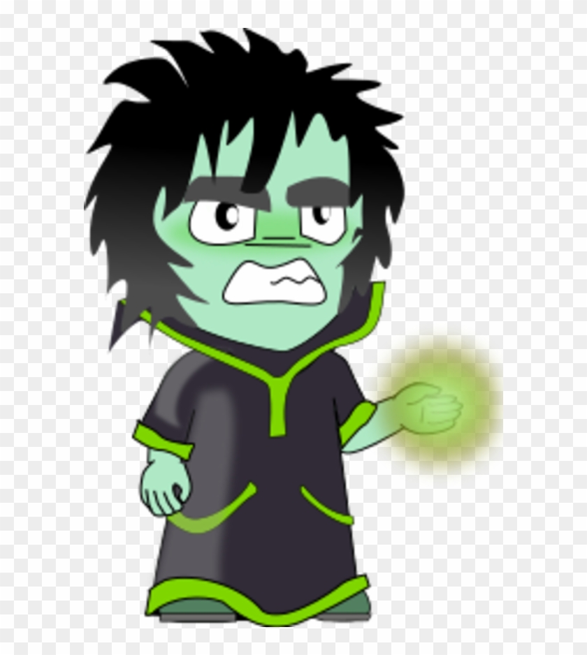 Boy Chibi Magician Sorcerer Cartoon - Cartoon Sorcerer #701042