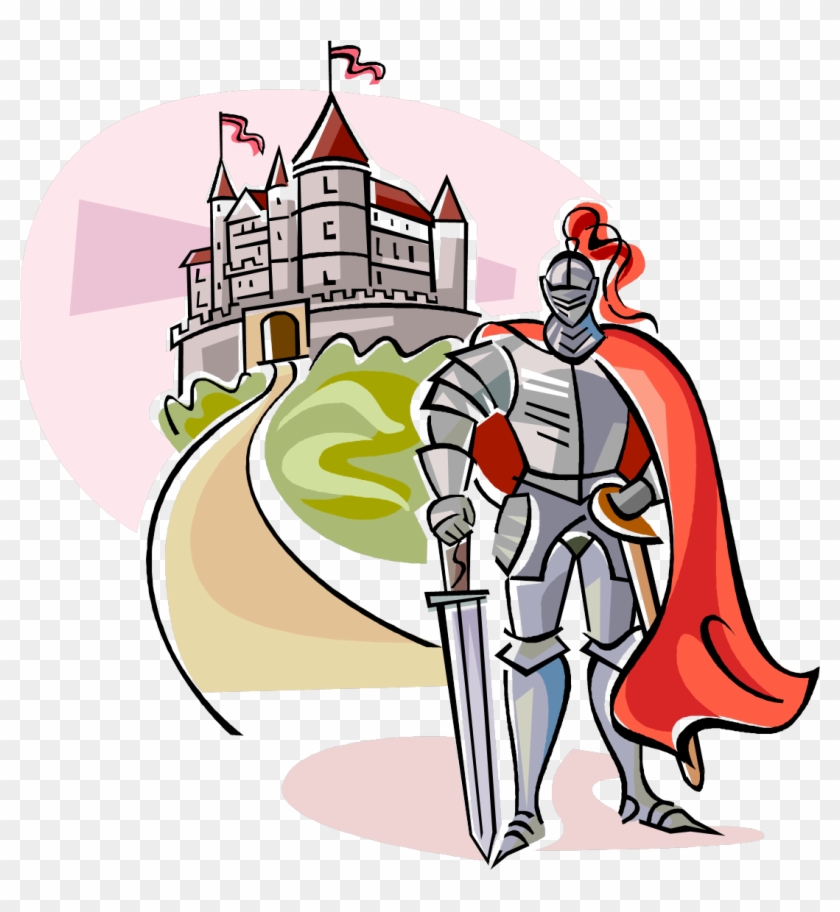 If Your Child Is Interested In History, You Might Want - Knight Guarding A Castle #701071