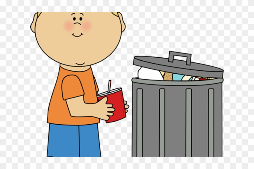 Trash Clipart Student - Pick Up Trash Clipart #701102