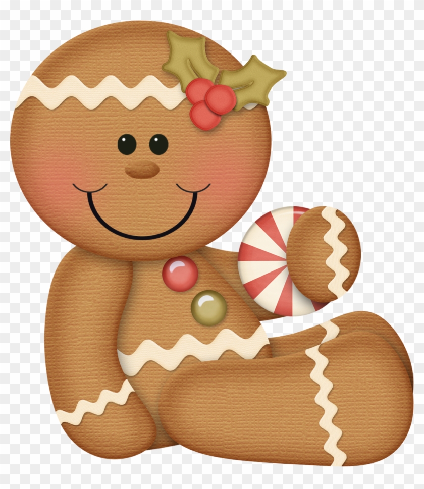 "gingerrific" - Christmas Gingerbread Man Clipart #701189