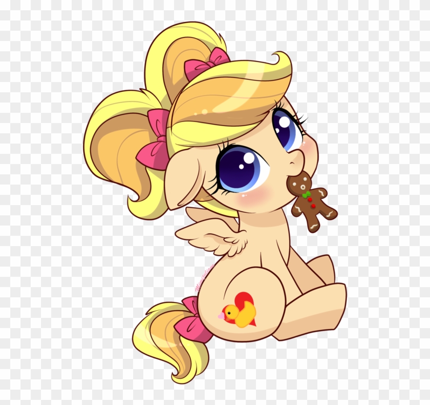 Mimijuliane, Bow, Cookie, Cute, Female, Filly, Food, - Cartoon #701220