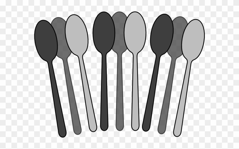 Spoons Black And White #701381