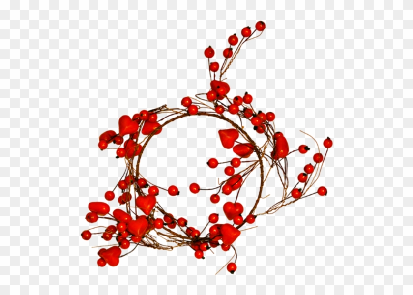 Rose Hips Christmas Frames - Clip Art #701510