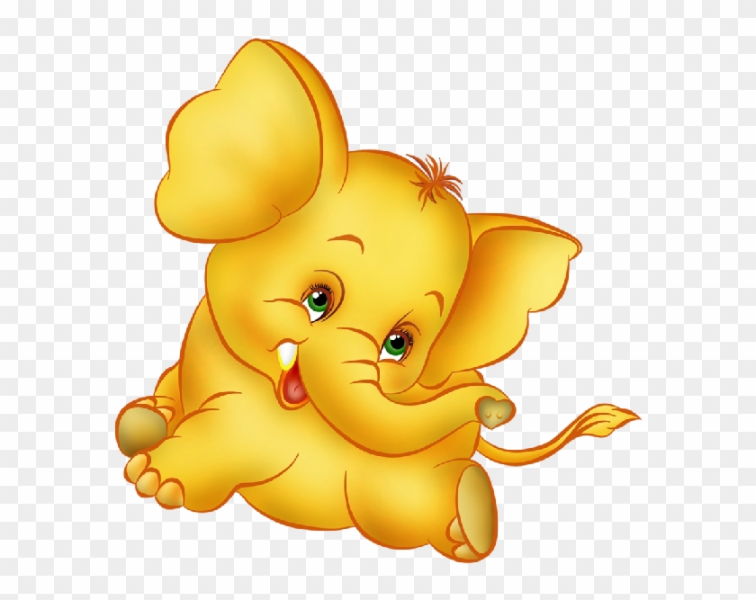 Funny Baby Elephant - Cartoons Of Cute Elephant #701695