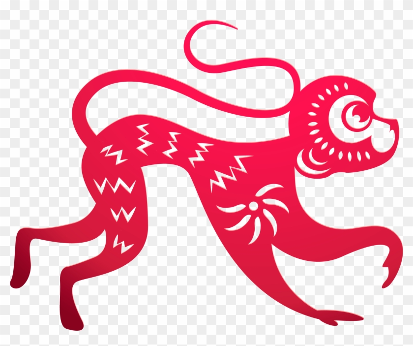 Papercutting Chinese Zodiac Monkey Chinese New Year - Papercutting Chinese Zodiac Monkey Chinese New Year #701772