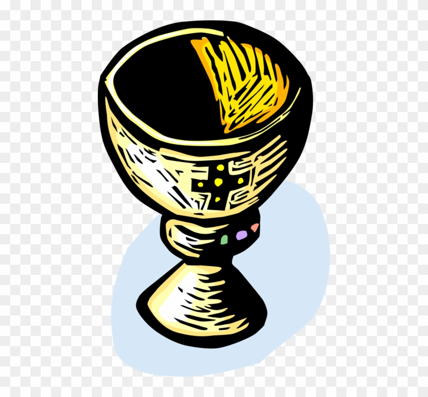 Vector Illustration Of Christian Religious Chalice - Vector Illustration Of Christian Religious Chalice #701753