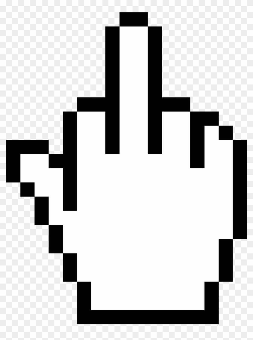 Amusing Middle Finger Clip Art Medium Size - Gta V Cursor Png #701811