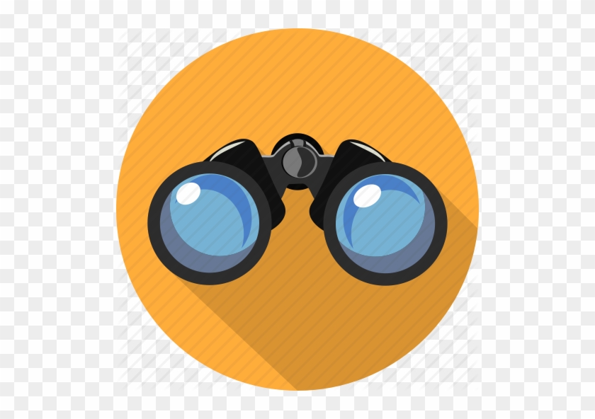 Binocular Icon Flat - Binoculars Icon Flat #701828