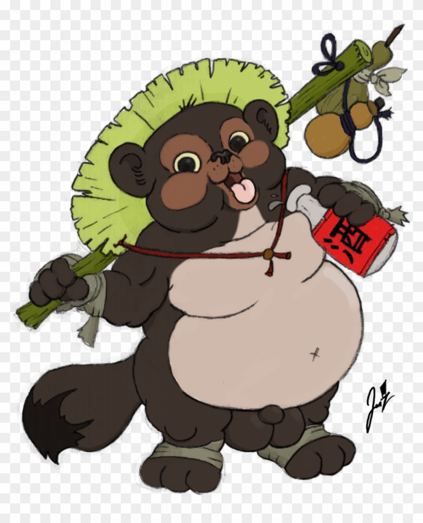 Tanuki By Notw-artwork - Cartoon #701829