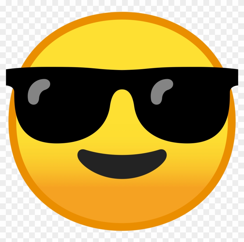 10012 Smiling Face With Sunglasses Icon - 🤐 Emoji #701880