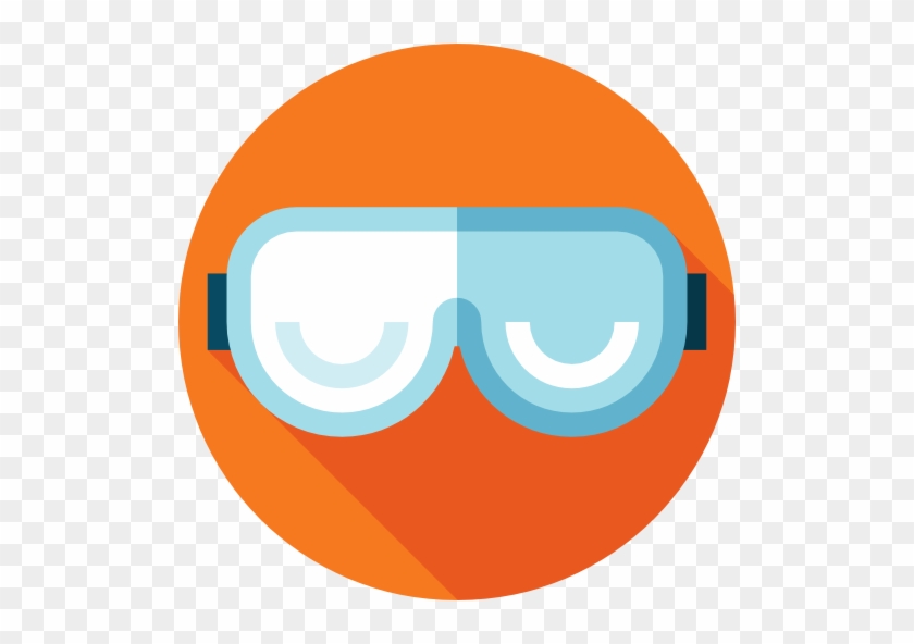 Safety Glasses Icon - Science Goggles Icon #701887