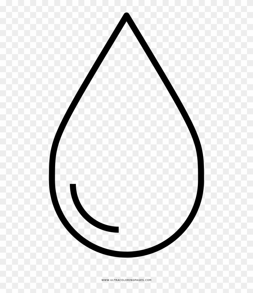 Water Droplet Coloring Page - Rain Drop Coloring Page #702193