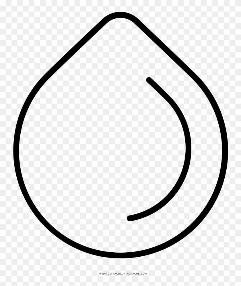 Water Droplet Coloring Page - Line Art #702203
