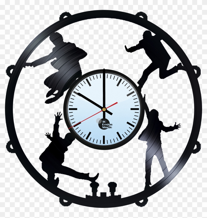 Fan - Snoopy Vinyl Record Wall Clock Snoopy Lazy Vinyl Record #702216