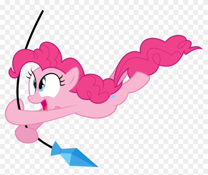 Pinkie Pie, Rope, Safe, Smiling, Swinging - Owl #702229