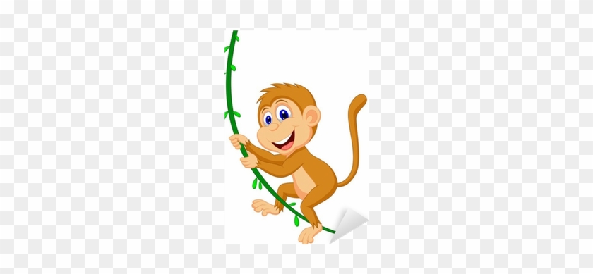 Swinging Monkey Cartoon #702235