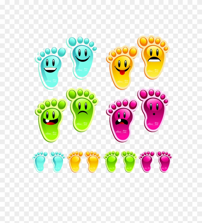 Foot Smiley Royalty-free Clip Art - Foot Smiley Royalty-free Clip Art #702303