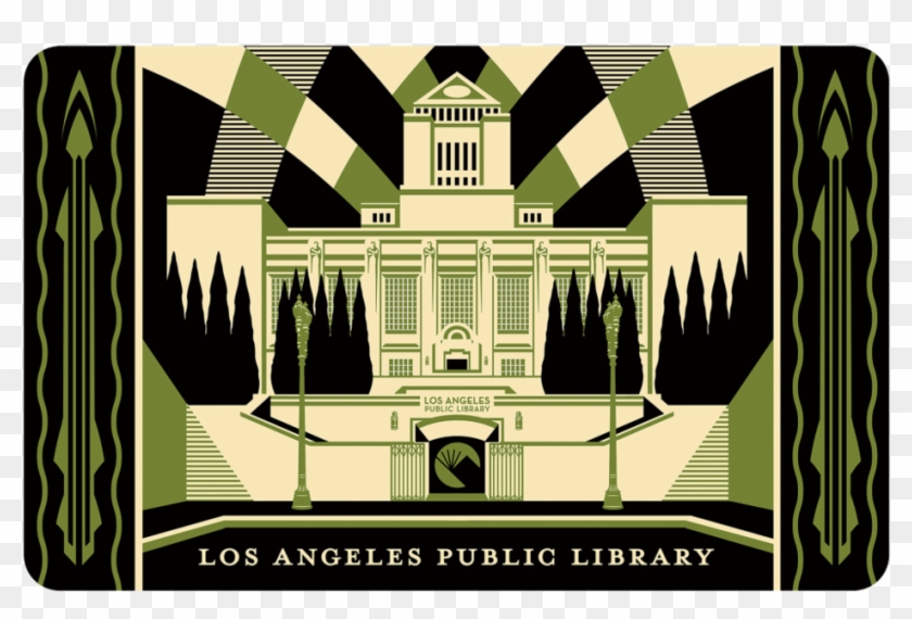 Lapl Card Featuring La Central Library By Shepard Fairey - Los Angeles Public Library Card #702452