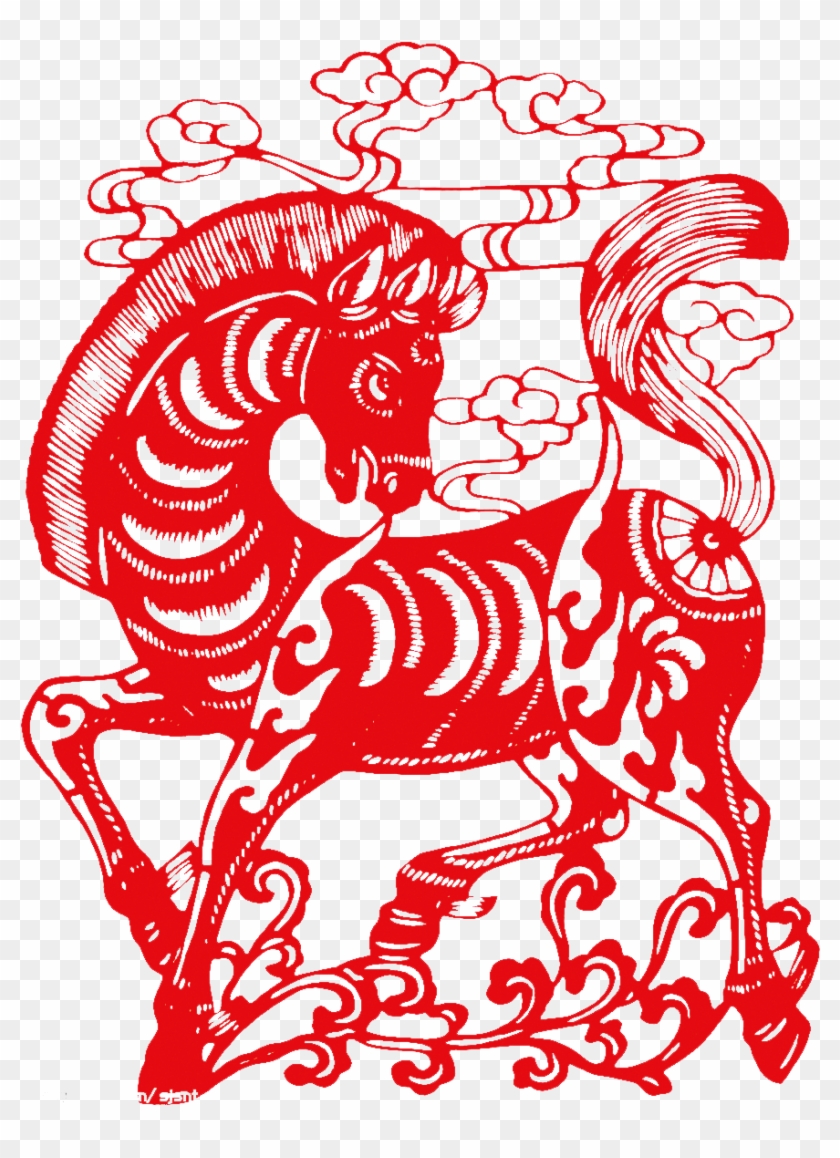 Horse Chinese New Year Chinese Paper Cutting Papercutting - Horse Chinese New Year Chinese Paper Cutting Papercutting #702666