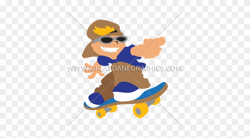 Cartoon Skateboarder - Cartoon #702642