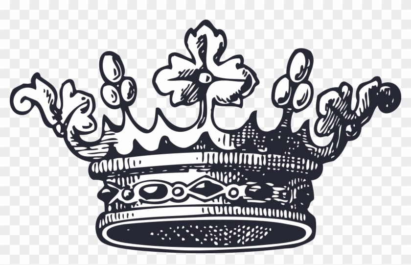 Crown Black And White Drawing - Lord Of The Manor Coronet #702647