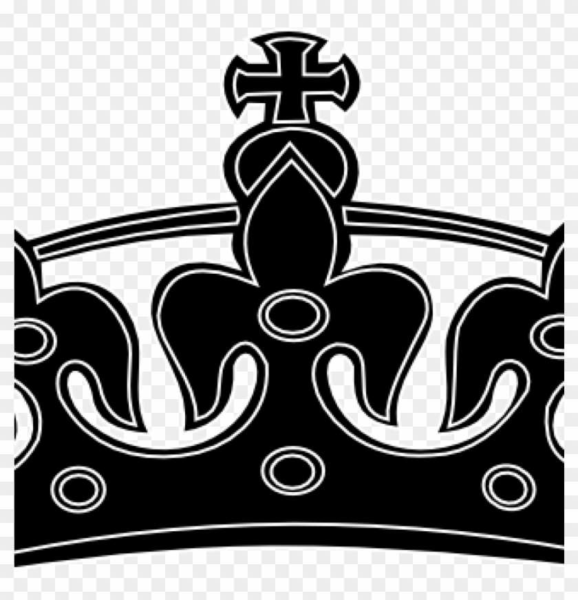 Crown Black And White Black White Crown Clip Art At - Long Hair Dont Care #702648