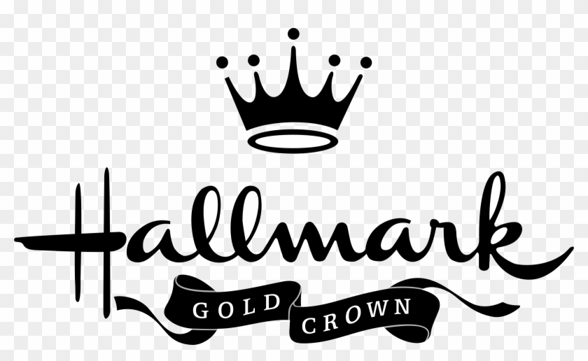 Hallmark Gold Crown Logo Black And White - Hallmark Gold Crown Logo #702668