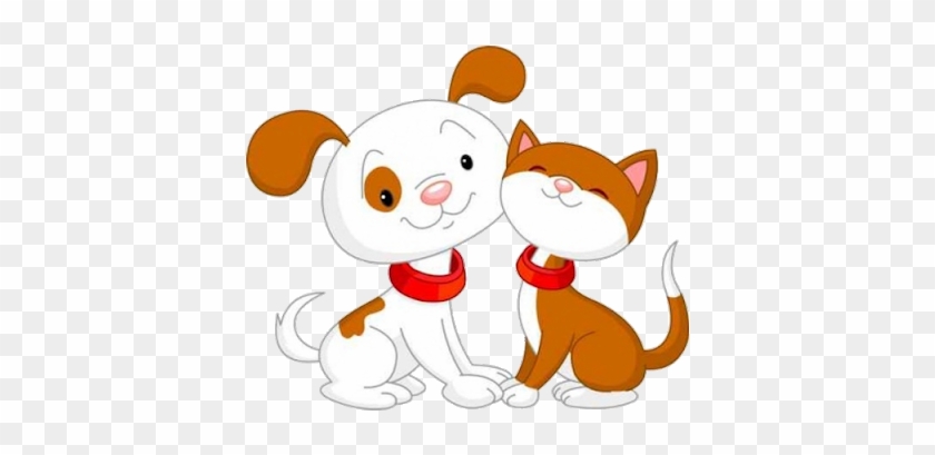 Full Quality Pictures - Cartoon Dog And Cat #702704