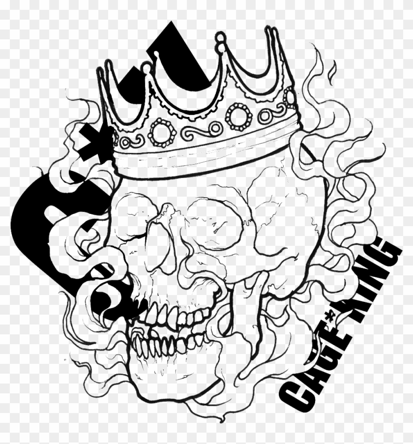 12 Best Images Of Drawing Of Skull With Crown - Skull With Crown #702723