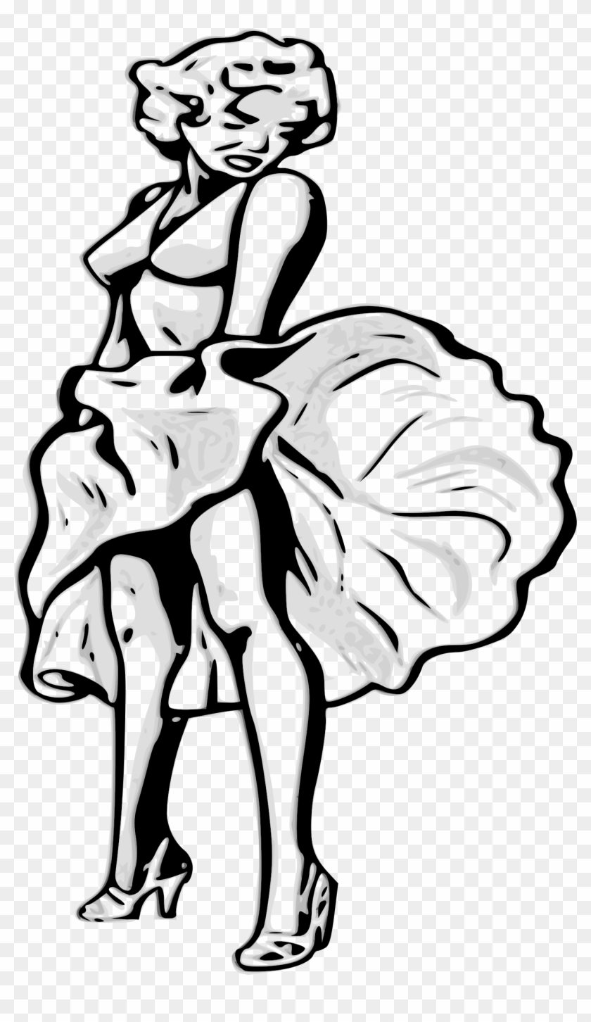 Marylin Monroe - Line Art #702734