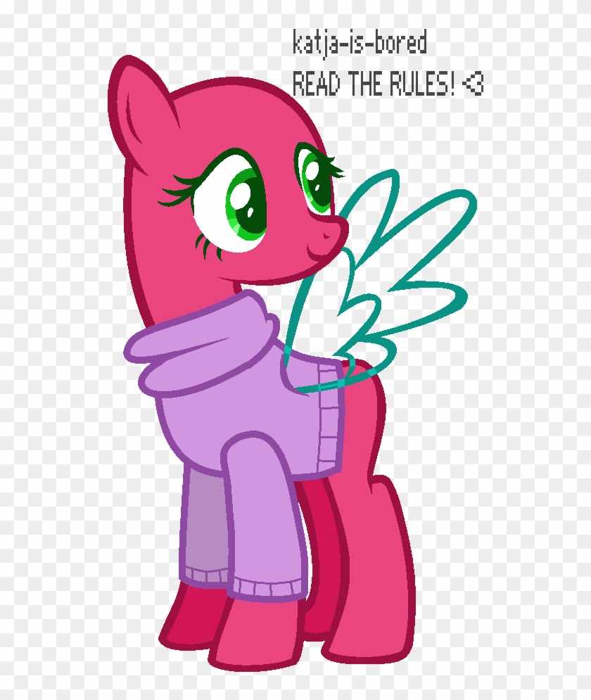 In A Cute Sweater - Mlp Bases Pegasus Cute #702735