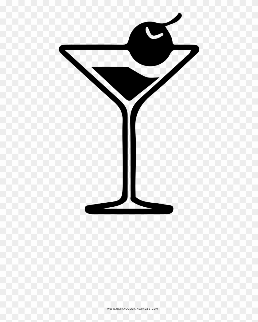 Cocktail Coloring Page - Coloring Book #702760