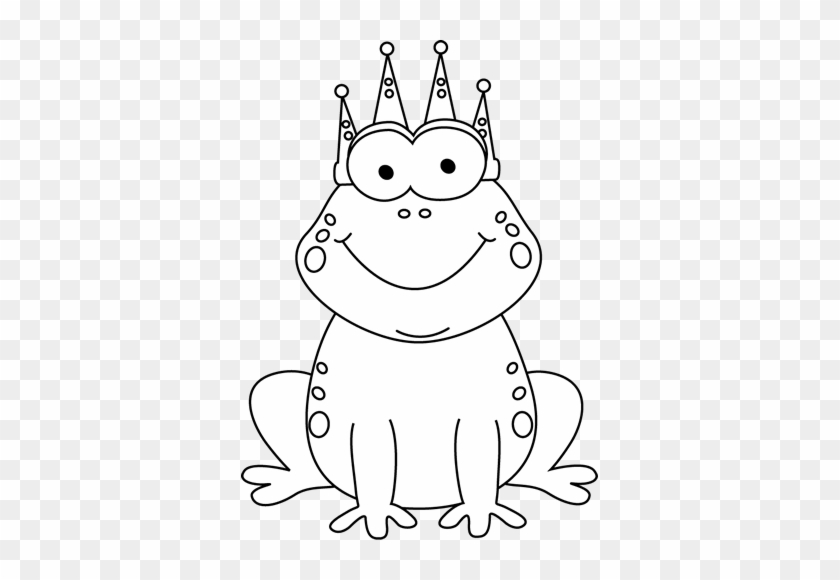 Black And White Frog Prince - Frog Prince Black And White Clip Art #702781