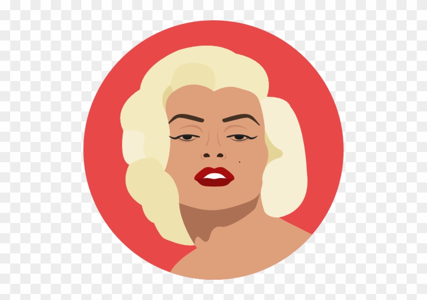 Marilyn Monroe Free Icon - Marilyn Monroe Vector Png #702832