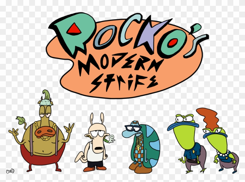 Rocko's Modern Strife - Rocko's Modern Life Logo #702862