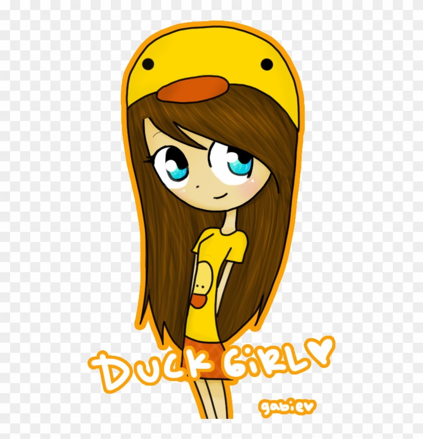 Duck Girl By Gabiegaga91 - Drawing #703057