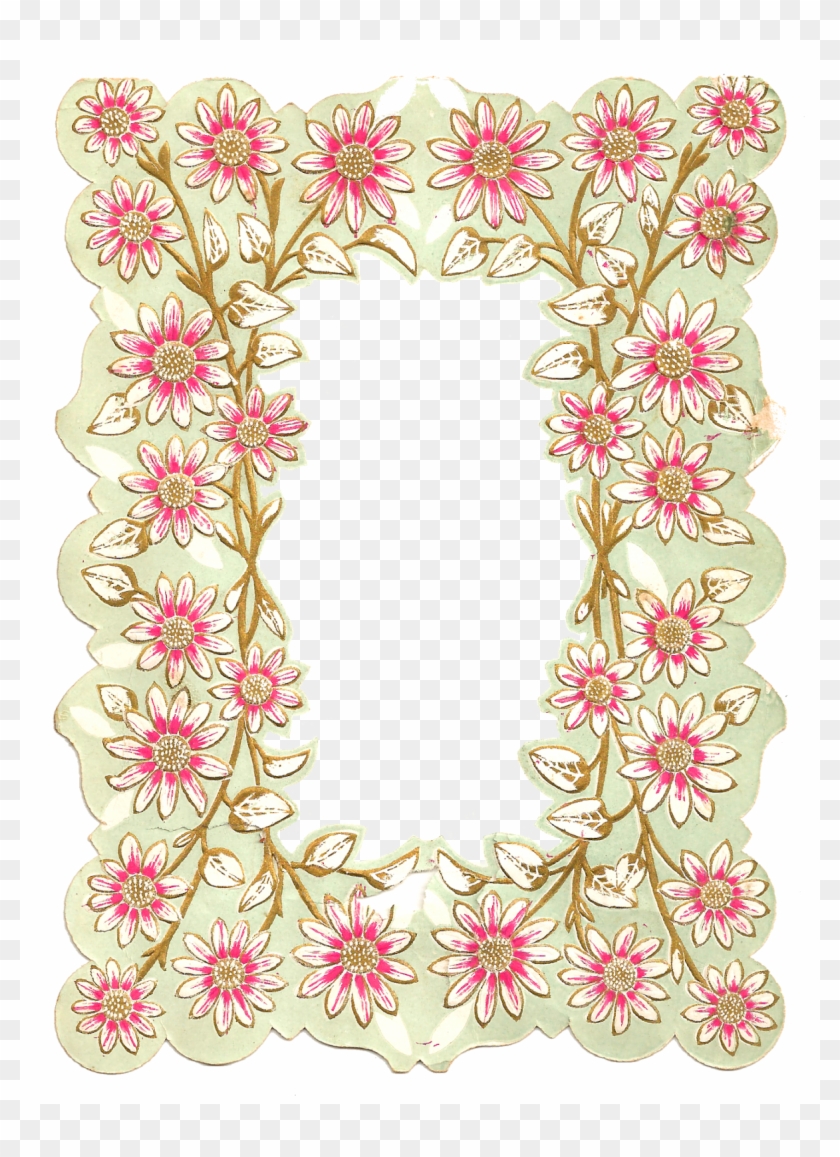 And, The Second, Stylized Flower Frame Is Amazingly - Motif #703089