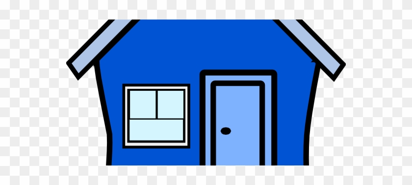 Blaues Haus Clipart #703098