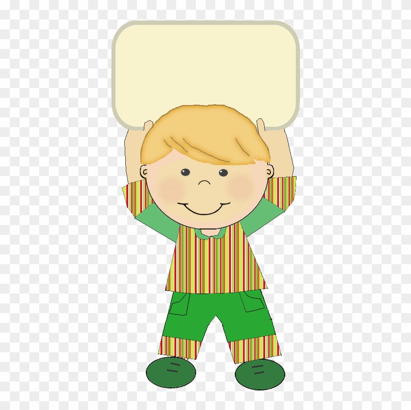 Clip Art - Niños Con Pancarta #703107