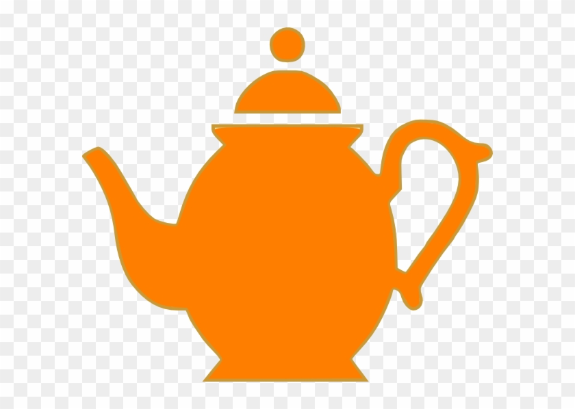 Orange Tea Pot Png #703114
