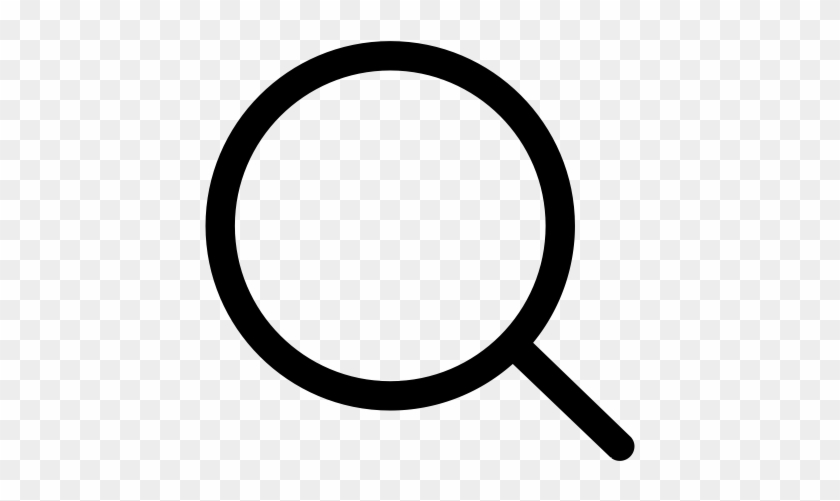 Magnifying Glass Tuba, Magnifying Glass, Search Icon - Circle #703155