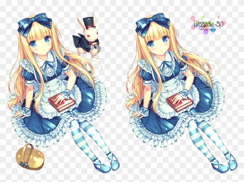 Renders Alice In Wonderland Au Pays Des Merveilles - Alice In Wonderland Manga Render #703156