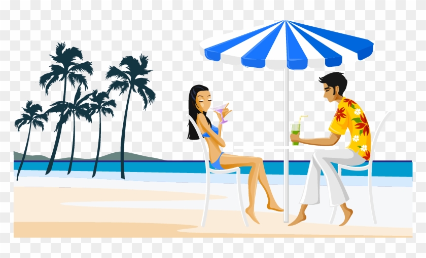 Essential Foreign Chat Up Lines Beach Line Art - Essential Foreign Chat-up Lines #703290