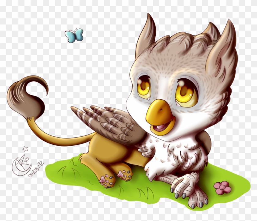 My Little Gryphon By Ladyrosse On Clipart Library - Grifo Chibi #703302