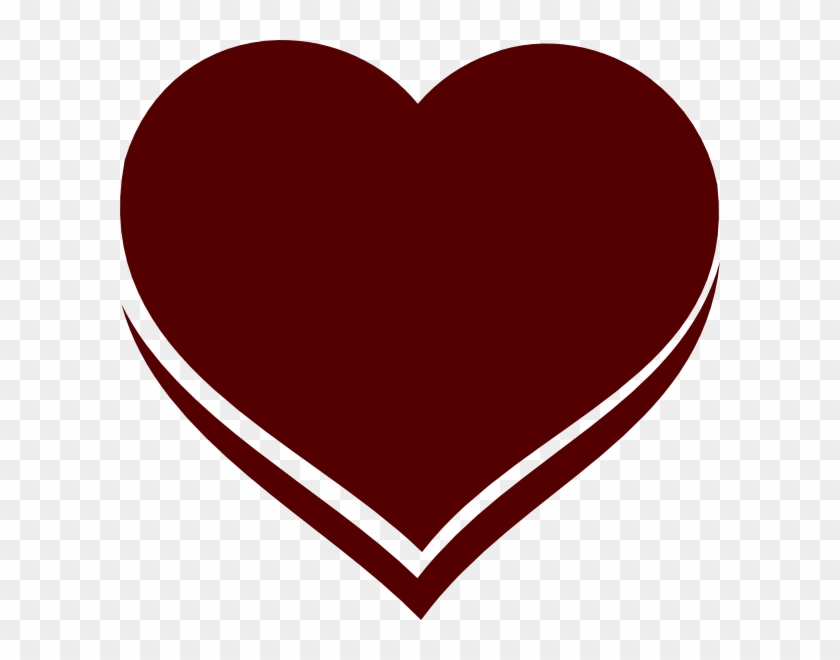 Heart Clipart Maroon #703306