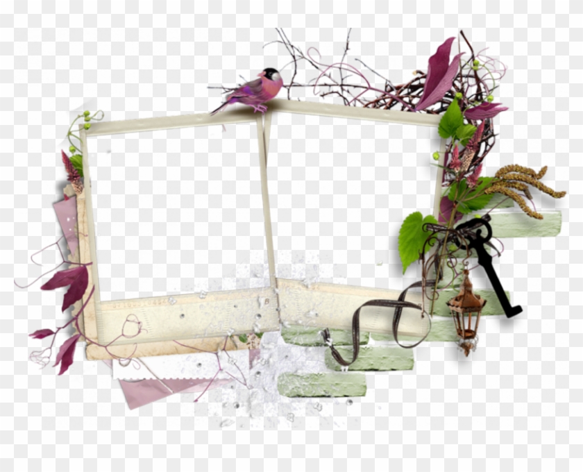 Polaroid Flower Frame - Cornici Professionale Png Per Photoshop #703372